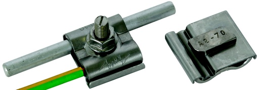 [E3NJ3] Dehn Collier de mise à la terre uni avec vis M8 4-50MM2 pour Rd 8-10MM - 540250