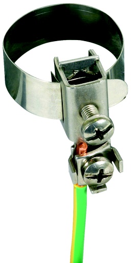 [E3NJ7] Dehn Earthing Pipe Clamp D 10-27mm With Terminal Clamp - 540920