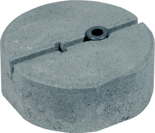 [E3NKB] Dehn Base 8.5KG M16 D240 Concrete Base With Threaded Adapter - 102003