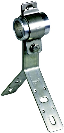 [E3NN6] Dehn Stainless Steel Fixing Bracket With Cleat For 50mm Pipes - 105341