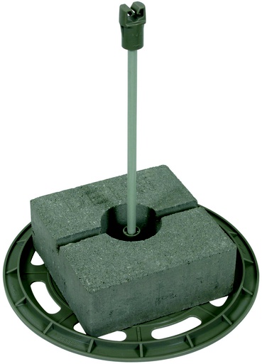 [E3NWV] DEHN DLH With Base Plate - Concrete Block And Spacer Bar - 253115