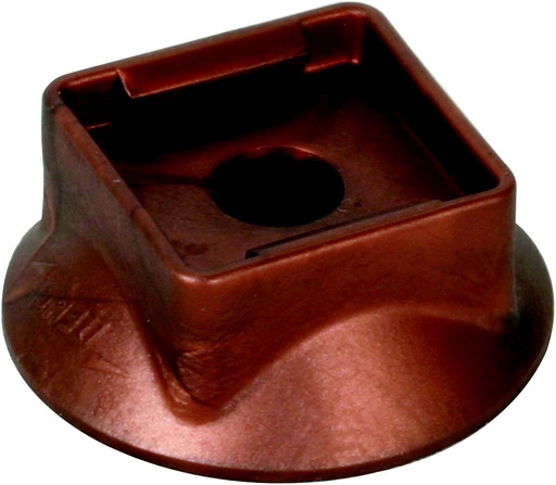 [E3NXV] Dehn Brown Plastic Base Holder For Conductor And Rod - 276017