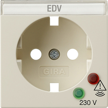 [E3QRB] Gira System 55 Schuko Socket Overvoltage Protection Cover - 144101