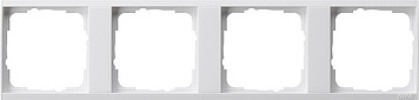 [E3QSM] Gira 4-Module Event Pure Matte White Intermediate Frame - 146427