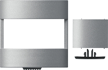 [E3QTU] Gira Comfort System 55 Automatic Switch Cover Aluminum - 147126