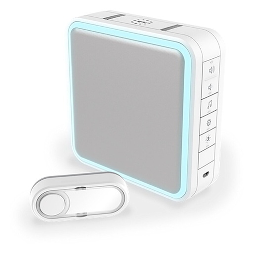 [E3SVH] Wireless Doorbell With Range Extender - Sleep Mode And Push Button - DC915SL