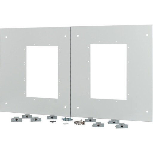 [E3SYZ] Eaton Frontplatte für 2x IZMX16 ausziehbar 550x1000mm Grau - 178065