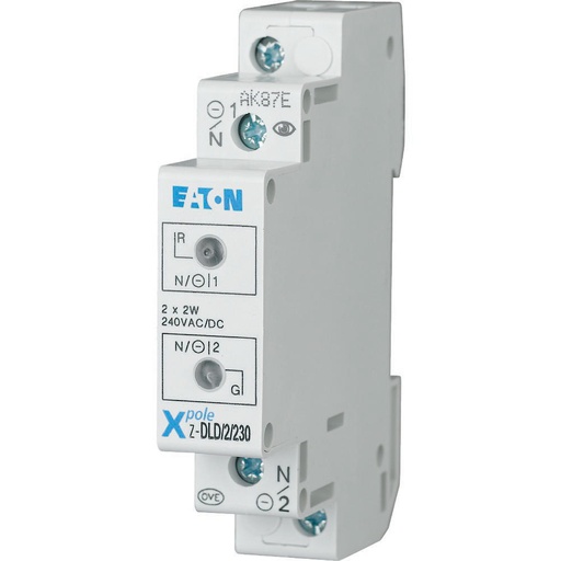 [E3EBH] Eaton Doppel-LED-Signalleuchte 110-240VAC/DC Rot/Grün Z-UDL230 - 284927