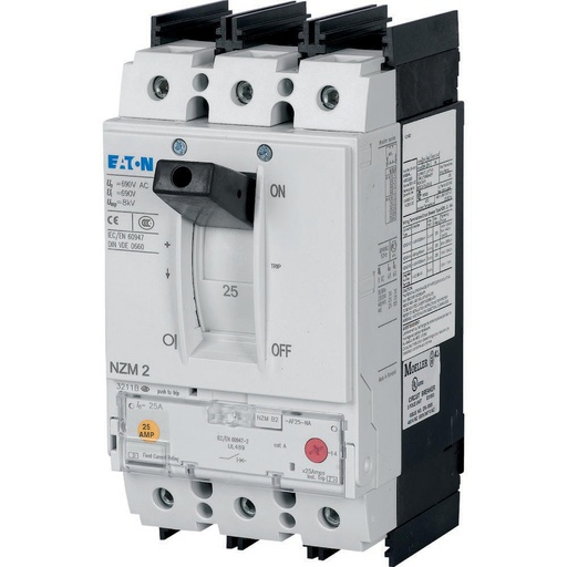 [E3EJK] Disjoncteur Eaton NZM2 3P 90A 25kA Bornes de coffret - 107622