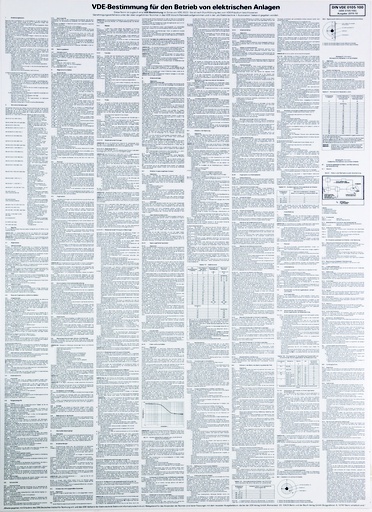 [E3FGX] Dehn Sign For German Electrical Operation Regulations - 700051