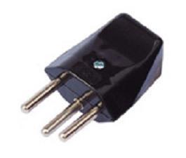 [E3FHW] Ratio Electric 10A Schweiz Stecker Schwarz - 70403