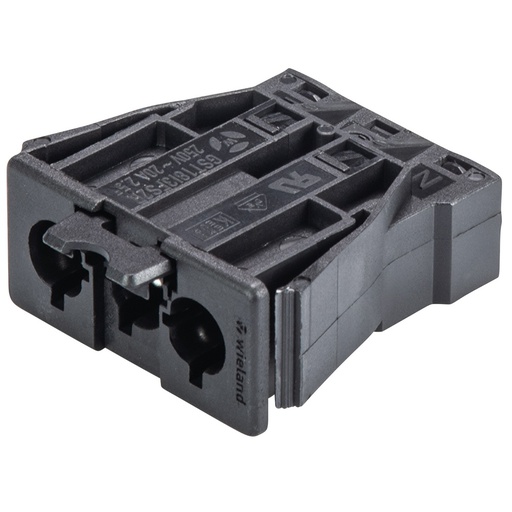 [E3FJE] Conector de dispositivo Gesis Classic - Macho a presión - 3P - 250V/20A - Negro - 92.032.9658.1