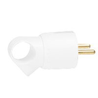 [E3FWF-X50] Legrand White Plug With Eyelet - 050330 [50 pieces]