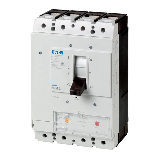 [E3GFW] Eaton Circuit Breaker 4P 320A 200A 4th Pole 36kA IEC NZM3 - 109689