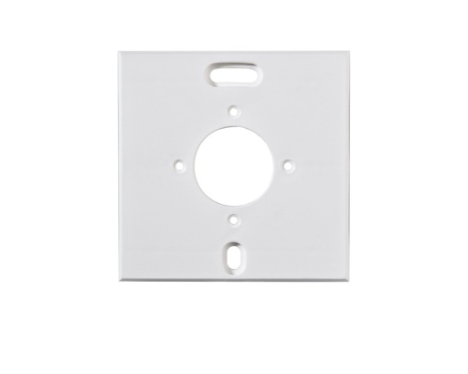 [E3H2X-X2] Martin Kaiser Assembly Plate Thermoplast Square Quad Fixing Holes Arctic White - 826T/KWS [2 pieces]