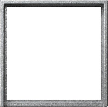 [E3H2Z] Gira Cadre d'adaptation carré 50x50mm Système 55 aluminium - 028226