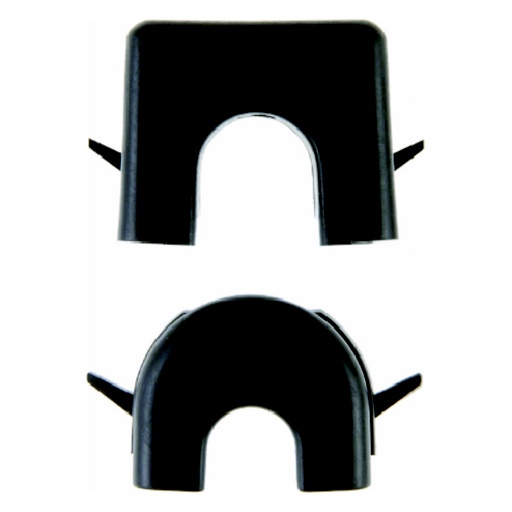 [E3HA8-X2] Entrada de cables y conductos montada en superficie de color negro - 181305 [2 piezas]