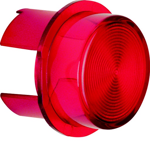 [E3H9X-X2] Hager Berker E10 Lente Transparente Roja Para Botón De Señal Luminosa - 1281 [2 piezas]