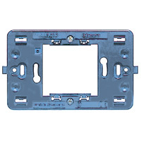 [E3HCB-X100] BTicino Magic Accessory Holder 2 Module TT - BT503S/2A [100 Stück]