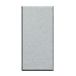 [E3HCN-X2] Bticino Axolute Tech Blank Plate 1 Module Grey Aluminum - BTHC4950 [2 pieces]