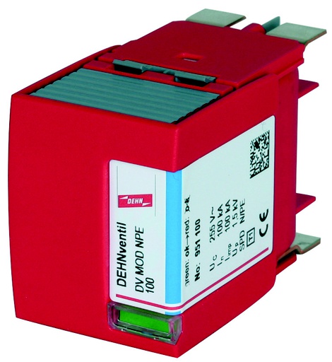 [E3HVN] Dehn N-PE Spark-Gap-Based Protection Module Type 1+2 For Dehnventil - 951100