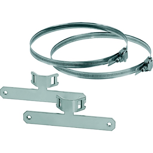 [E3HWZ] Hensel Roestvrij Staal Montageset MI MB 1 Voor Mast/Paalbevestiging - Mi MB 1
