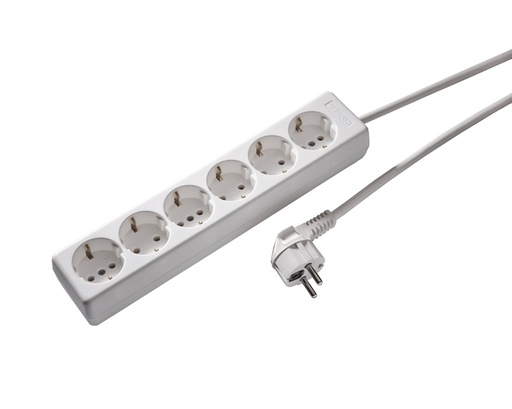 [E3J8A] Martin Kaiser 6V 6-Way Socket With 5m Cable Arctic White - 1060ZL5-15W/KWS