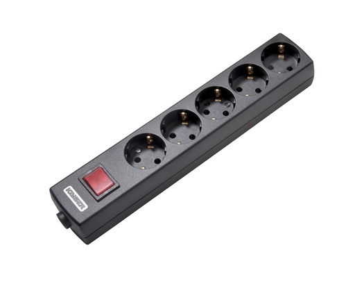 [E3J9Q] Martin Kaiser 5-Way Socket With Switch 45 Degree Black - 1085/SW