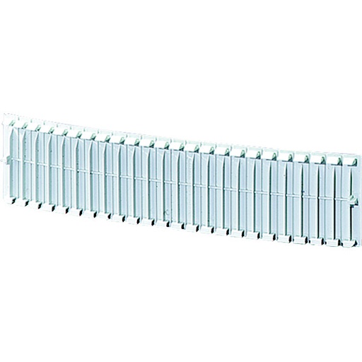 [E3JPQ-X2] Hensel Cover Strip For DIN-Rail Max 12 Modules Grey - AS 12 [2 pieces]