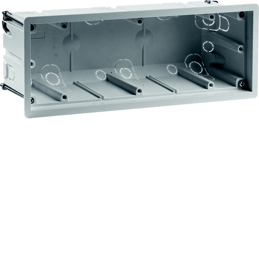 [E3JUE] Hager Berker Wall Box 3 Gang For Flat Mounting - 18721030