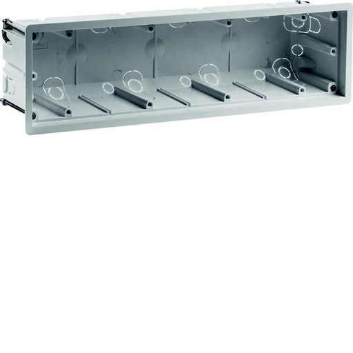 [E3JUF] Hager Berker 4 Gang Wall Box For Flat Mounting - 18721040