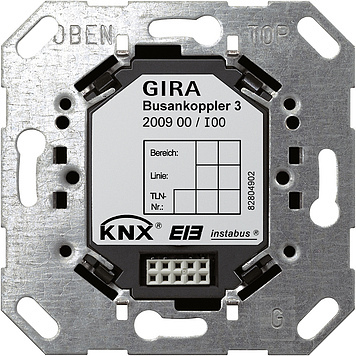 [E3JUR] Gira Bus Coupler 3 External Sensor KNX Base Element - 200900