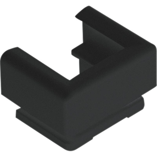 [E3KNZ-X10] Jung Cable Pipe And Channel Inlet Pieces Schwarz - 12SW [10 Stück]