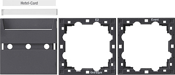 [E3M5U] Gira Access Hotel Card System 55 Anthracite - 810628