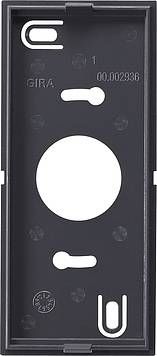[E3M76] Gira Plaque de montage Home Station Plus Gong System 55 Anthracite - 850528