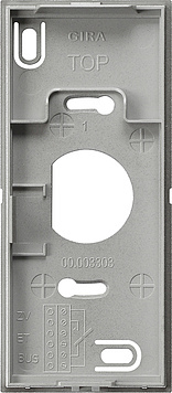 [E3M7A] Gira Placa de montaje Sistema de vídeo doméstico 55 Aluminio - 851026