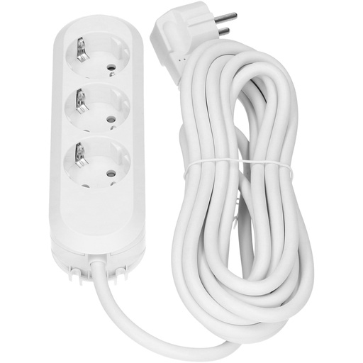 [E3MK8] Bachmann 388272 Smart 3V White Plug Socket 5M Cable (European Socket) - 388.272