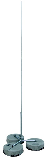 [E3MMW] Varilla terminal de aire Dehn 22/16/10mm Longitud 3000mm Aluminio Con Trípode - 105530