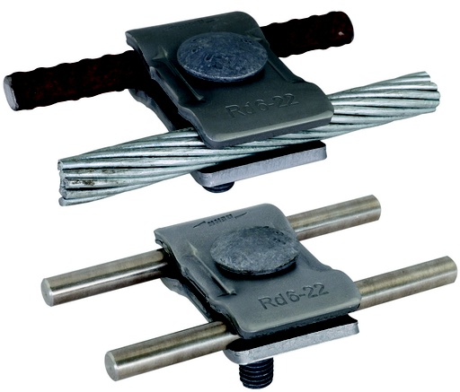 [E3MND] Dehn Parallel Connector St Bare For Rd 6-22mm PV 6.22 Frm10x40 Stblank - 306121