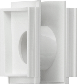[E3MS3-X2] Gira Studio Connecteur de boîtier pour montage en saillie Blanc pur - 0013053 [2 pièces]