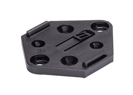 [E3N2H] Panel de montaje Wieland Black RST16i2...5 - 06.562.5853.1