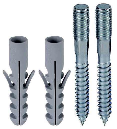 [E3NEK-X2] Dehn Fixing Set M10x20 With Rigid Screws And Plastic Dowels - 472201 [2 pieces]