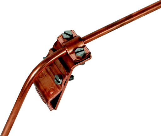 [E3P5J] Dehn Copper Gutter Clamp For Bead 13-25mm With Two-Screw Cleat - 338007