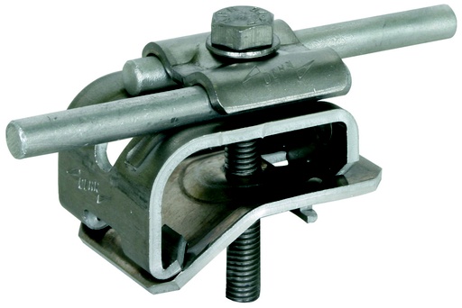 [E3P5S] Dehn Gutter Clamp Al Bead 16-22mm Double Cleat Rd 8-10mm - 339111