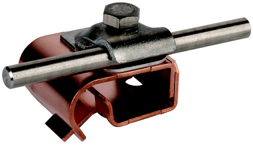 [E3P5T] Dehn Bimetallic Gutter Clamp With Double Cleat Cu-St/TZN - 339167