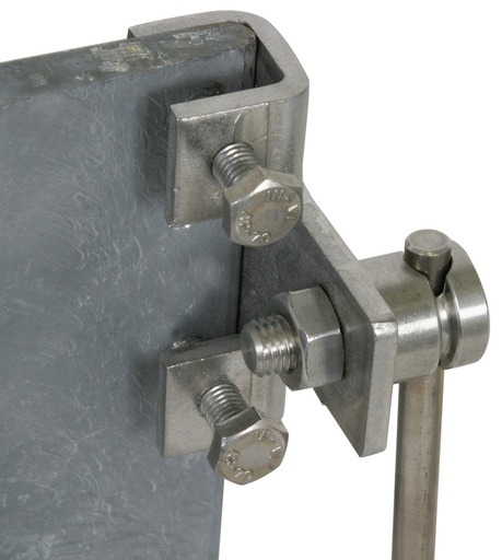 [E3P7A] Dehn Clamp StSt Horizontal Type For Profiles With KS Connector - 372229