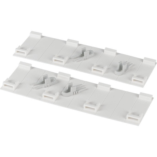 [E3Q2B] Eaton Plaque d'obturation verrouillable pour découpes de 45 mm 2x10 Su Blanc - 275410