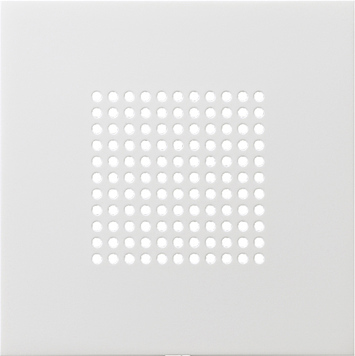 [E3QUK] Gira F100 Cover Speaker Pure White - 2483112