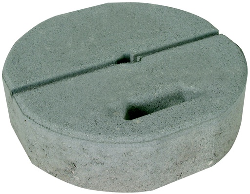 [E3QV2] Concrete Base C45/55 17KG D337 With Recessed Grip - 102012