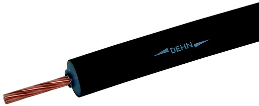 [E3QW5] Dehn HVI Long Conductor D 20mm Black Cut To Length 6000mm - 819131